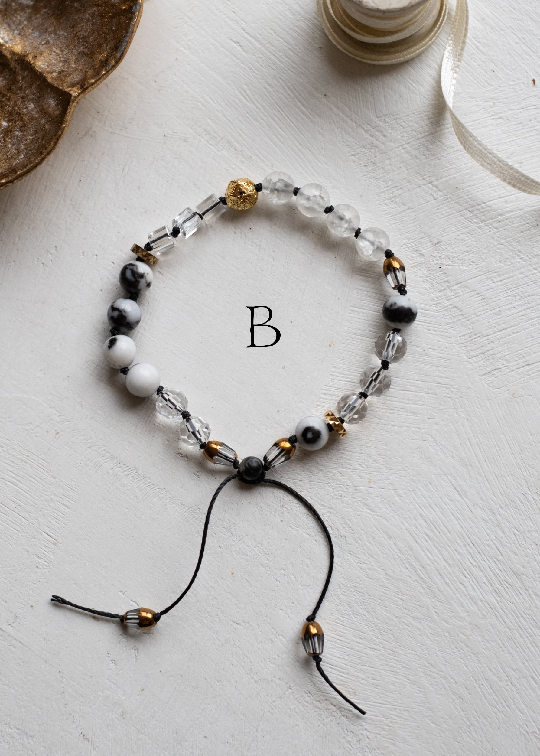 Duality Adjustable Gemstone Bracelet