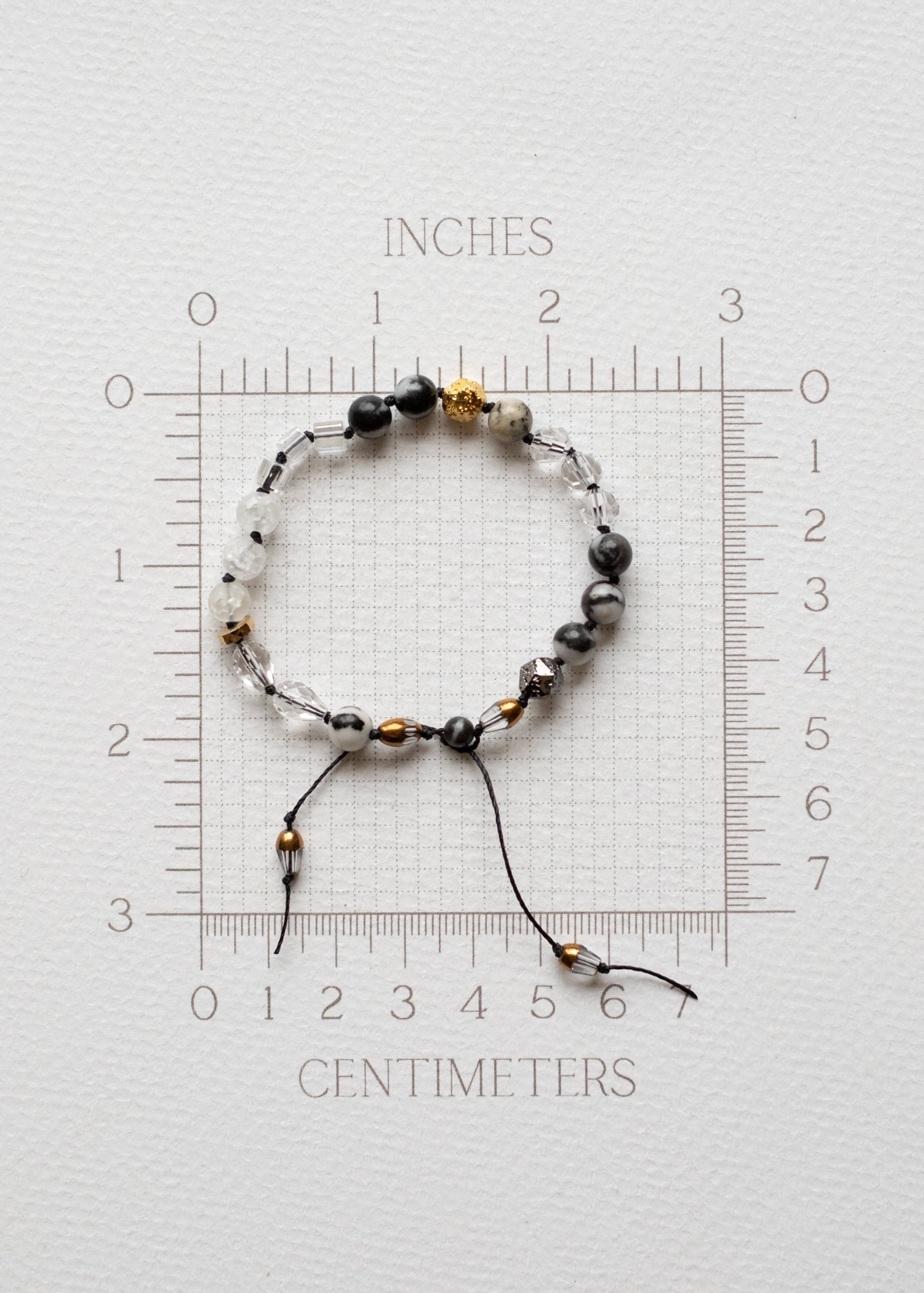 Duality Adjustable Gemstone Bracelet
