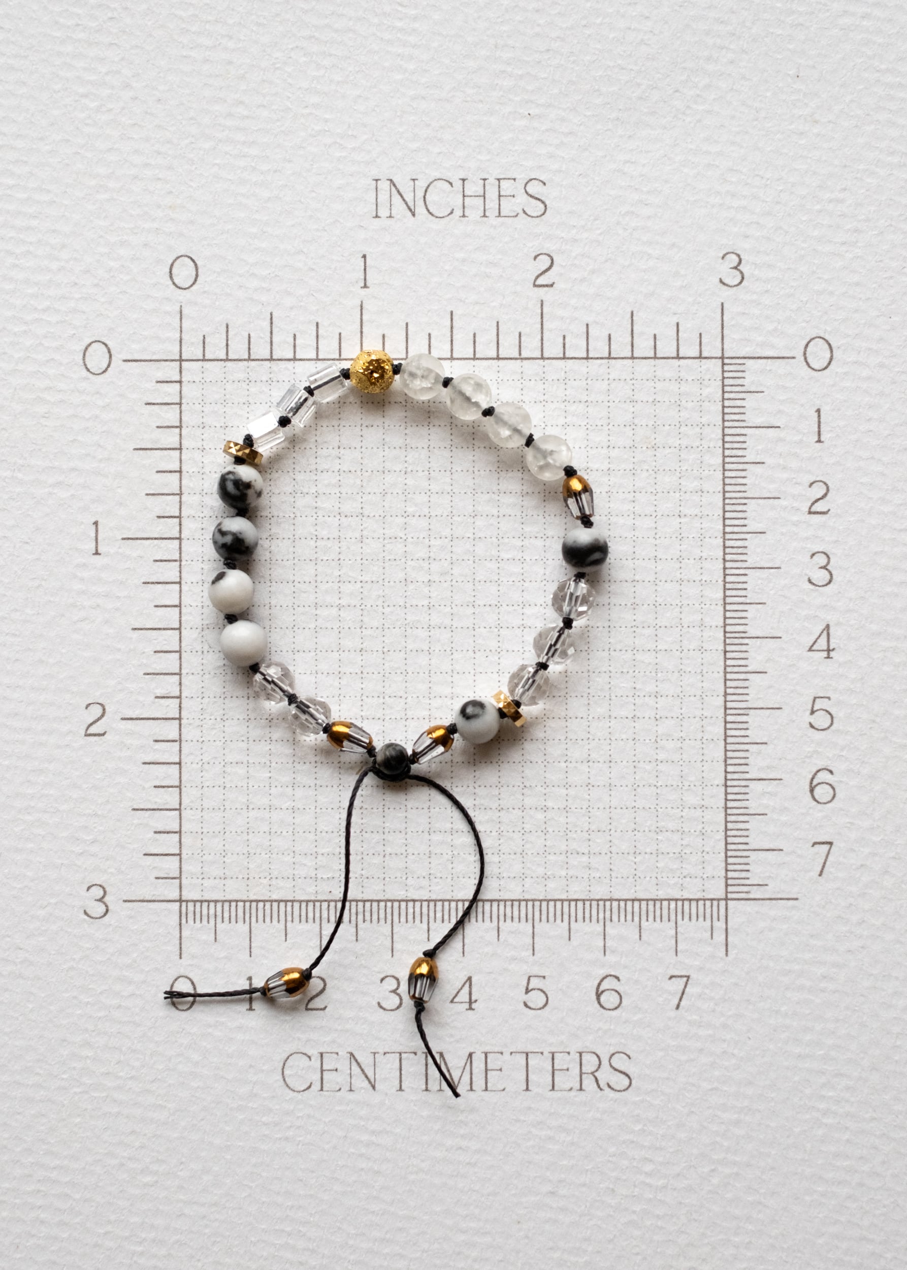 Duality Adjustable Gemstone Bracelet