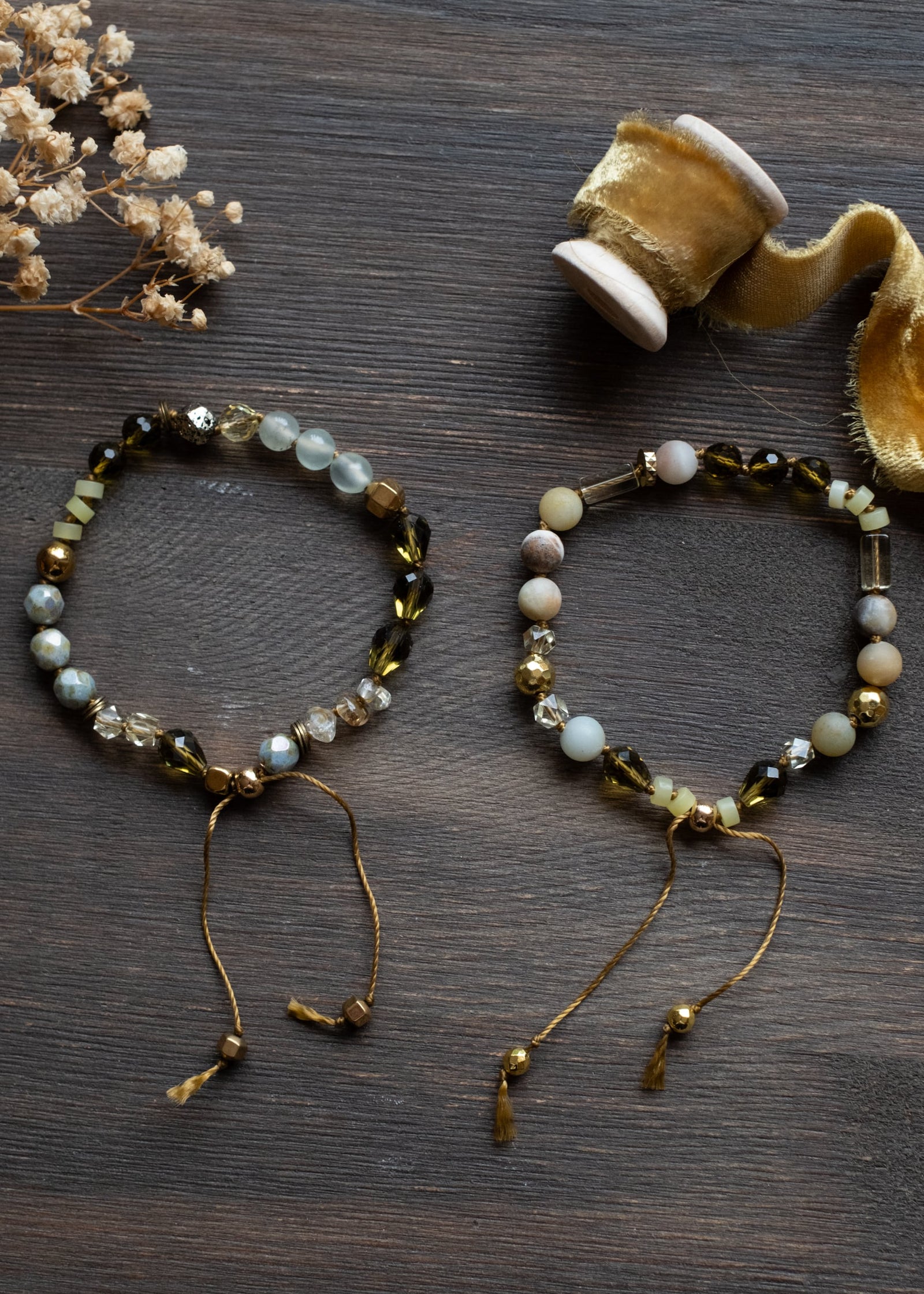 Golden Earth Adjustable Bracelet