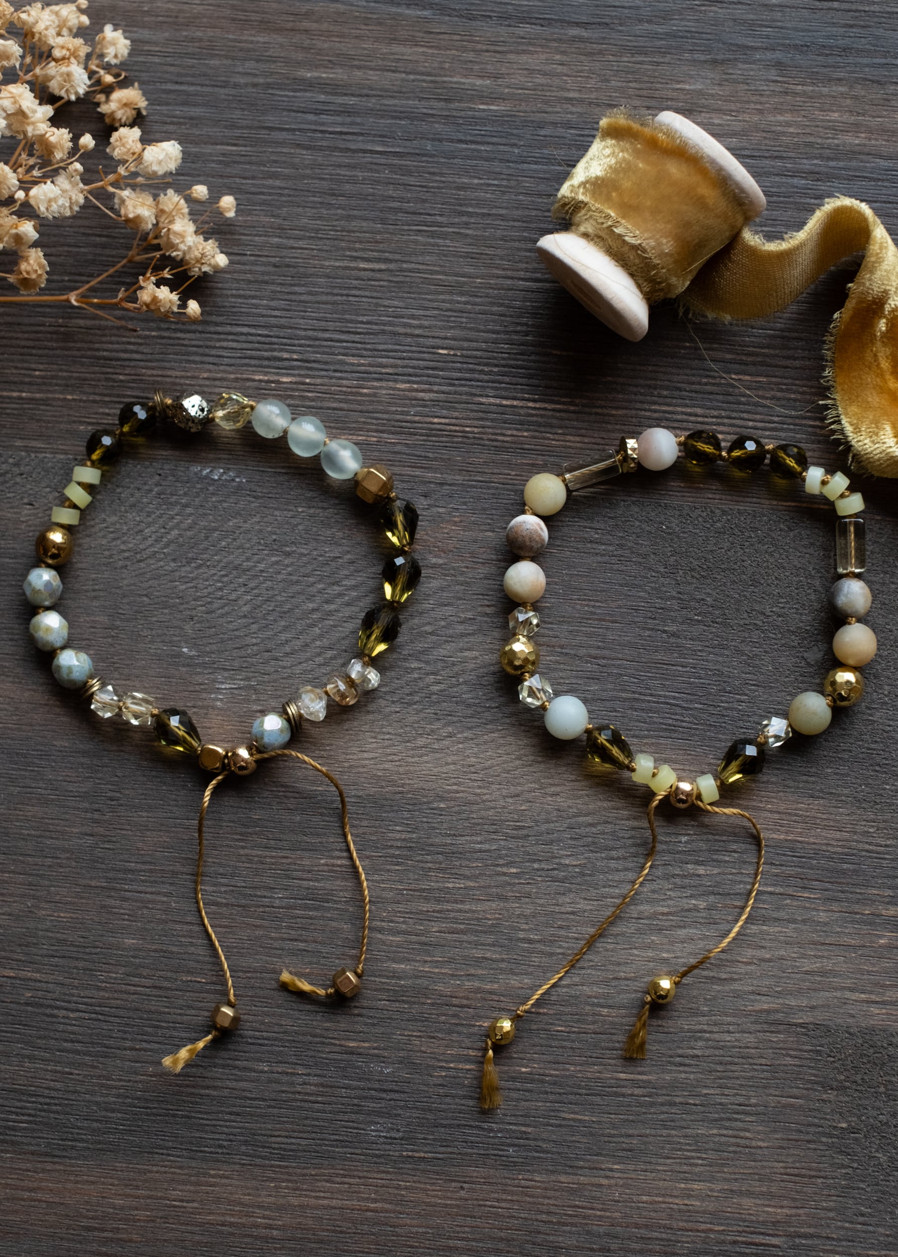 Golden Earth Adjustable Bracelet