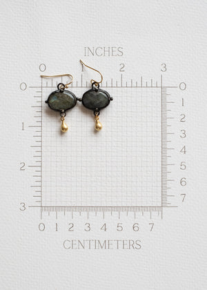Midnight Glow Labradorite Earrings