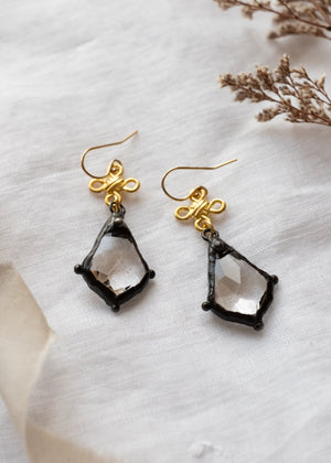 Lantern Crystal Drop Earrings