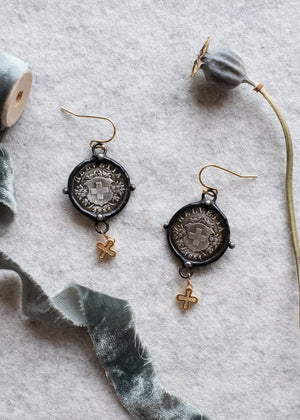 Crossroads Coin Earrings