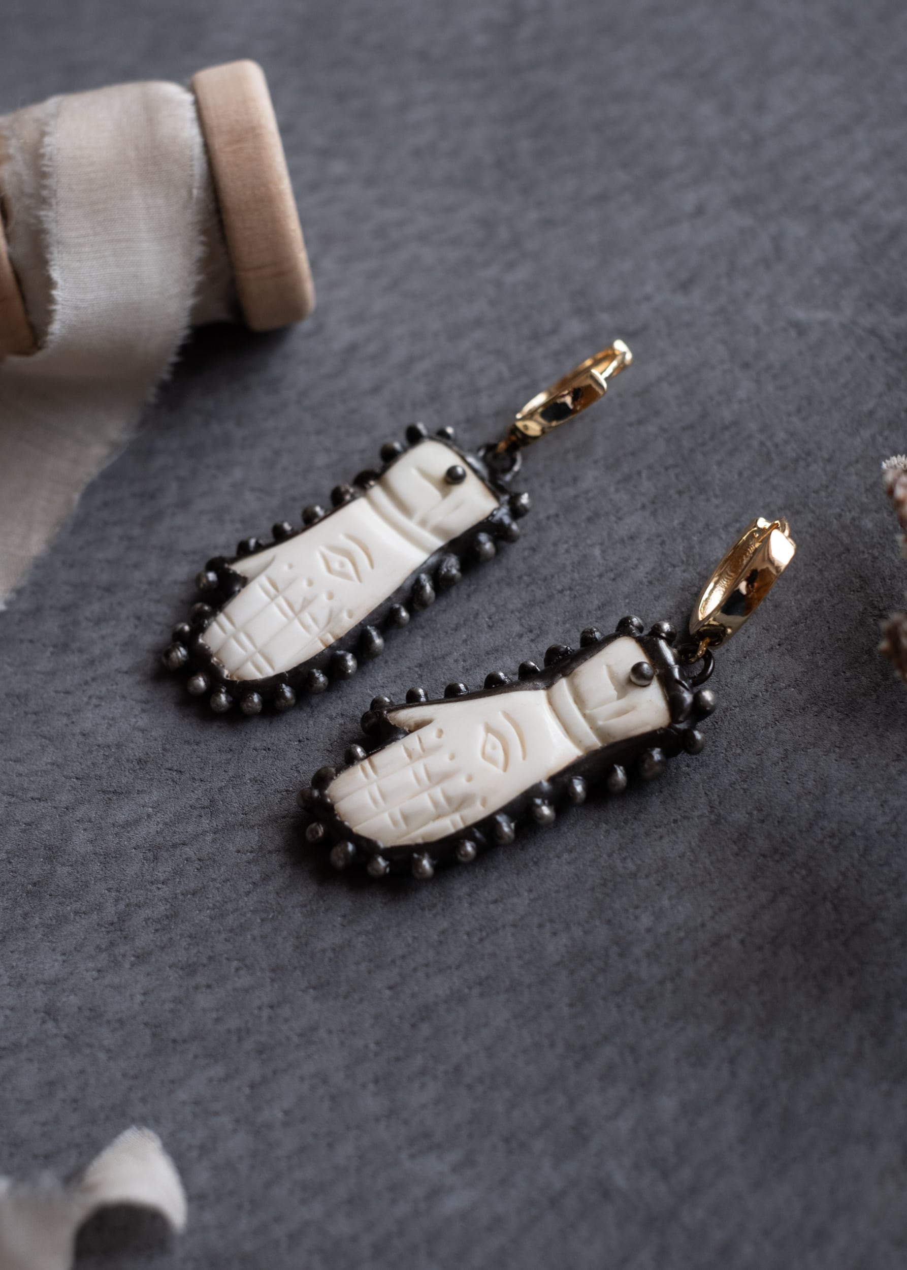 Mystic Hand Talisman Earrings