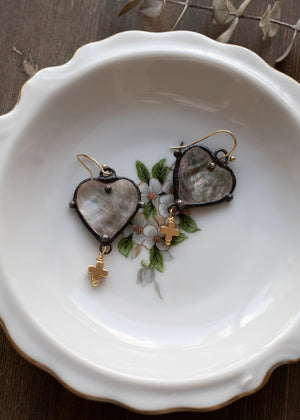 Sacred Heart Glow Earrings