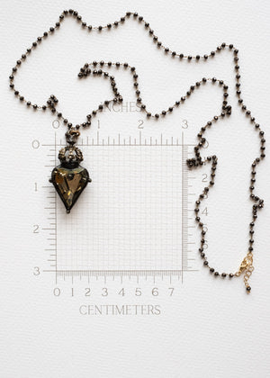 Regal Mirror Heart Necklace