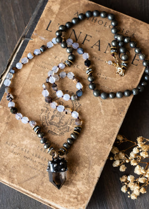 Smoky Quartz Talisman Necklace