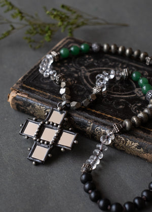 Cross of Reflections Necklace