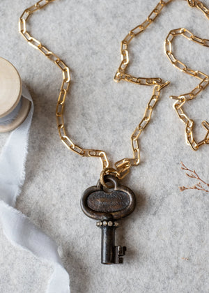 Timeless Key Pendant Necklace