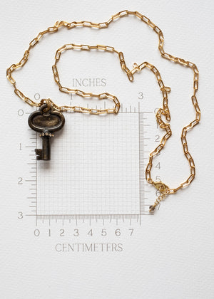 Timeless Key Pendant Necklace