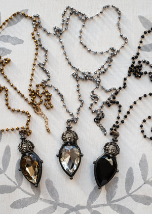 Crowned Radiance Crystal Necklace