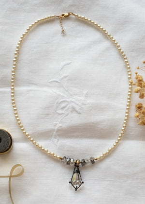 Pearl Radiance Drop Necklace