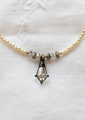 Pearl Radiance Drop Necklace