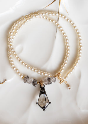 Pearl Radiance Drop Necklace