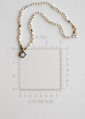 Moonlit Pearl Coin Necklace
