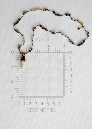 Bisque Hand Talisman Necklace