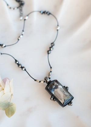 Reflections of Time Mirror Glass Necklace