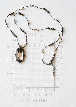 Reflections of Time Mirror Glass Necklace