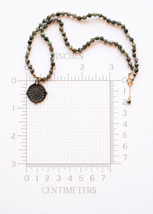 Serenity Buddha Medallion Necklace