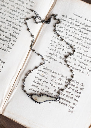 Bone Bird Amulet Necklace