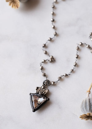 Crystal Shield Necklace