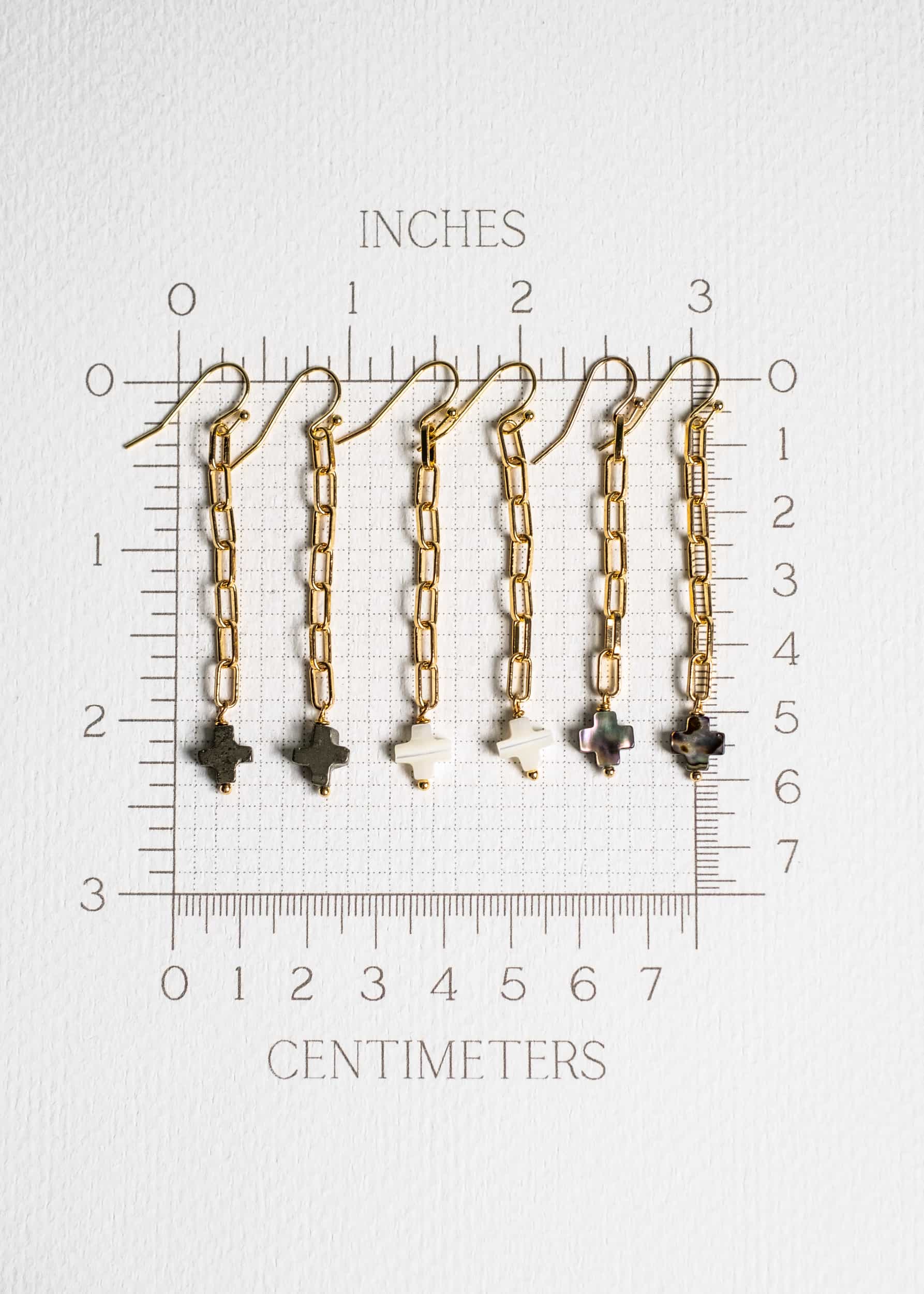 Petite Cross Earrings