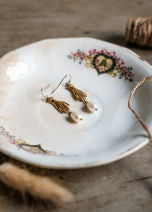 Hand of Gold Earrings