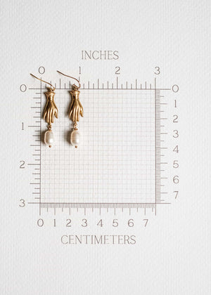 Hand of Gold Earrings