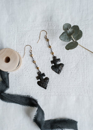 Burning Heart Earrings