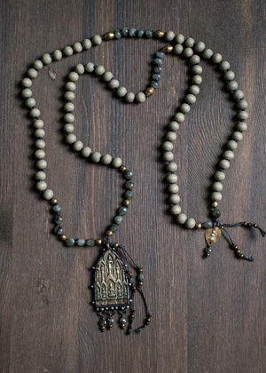Sacred Temple Mala Necklace