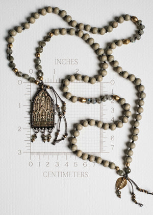 Sacred Temple Mala Necklace