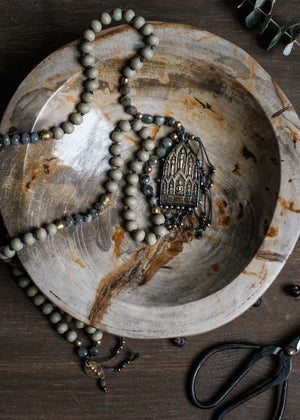 Sacred Temple Mala Necklace