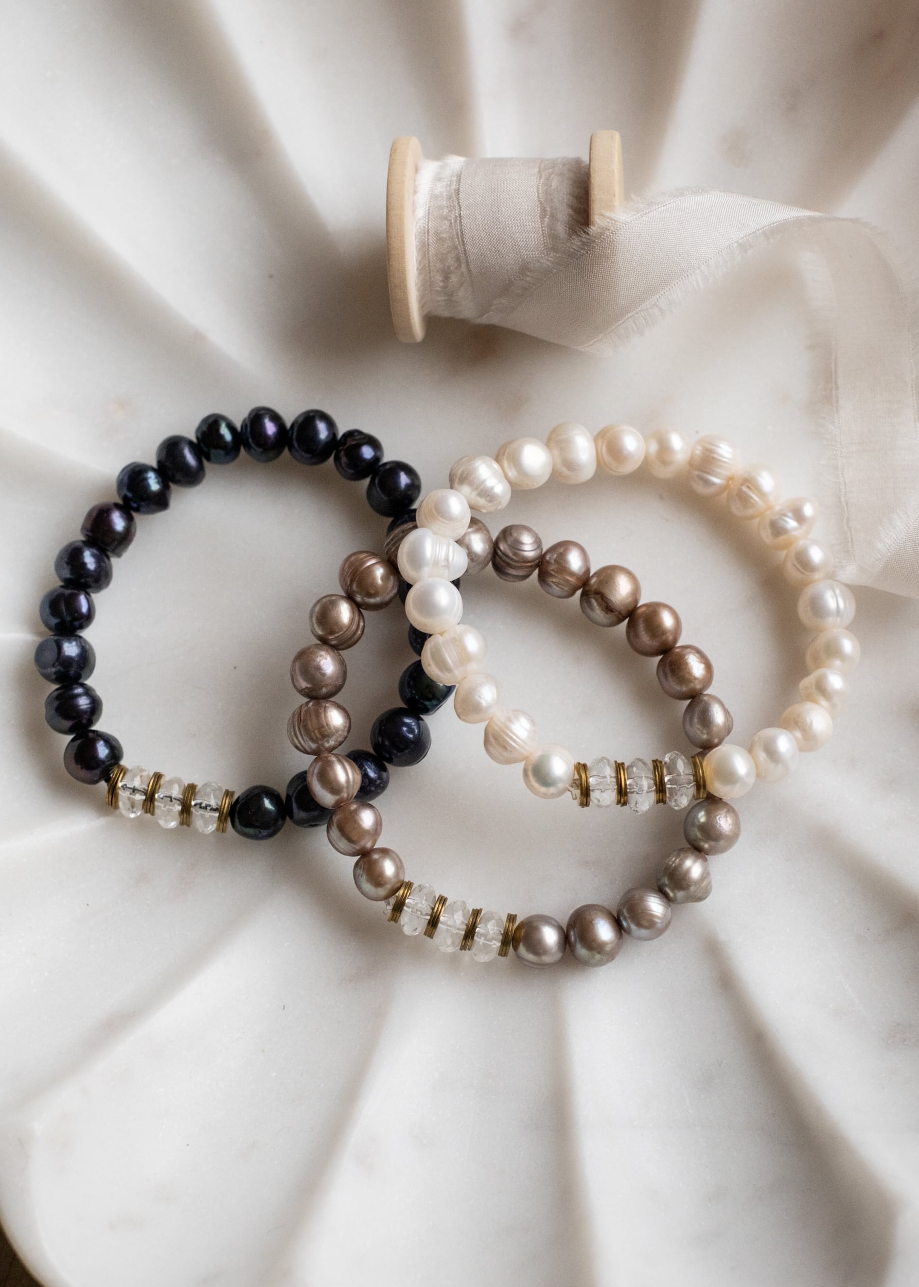 Freshwater Pearl Bracelet by Atelier 363, photo e