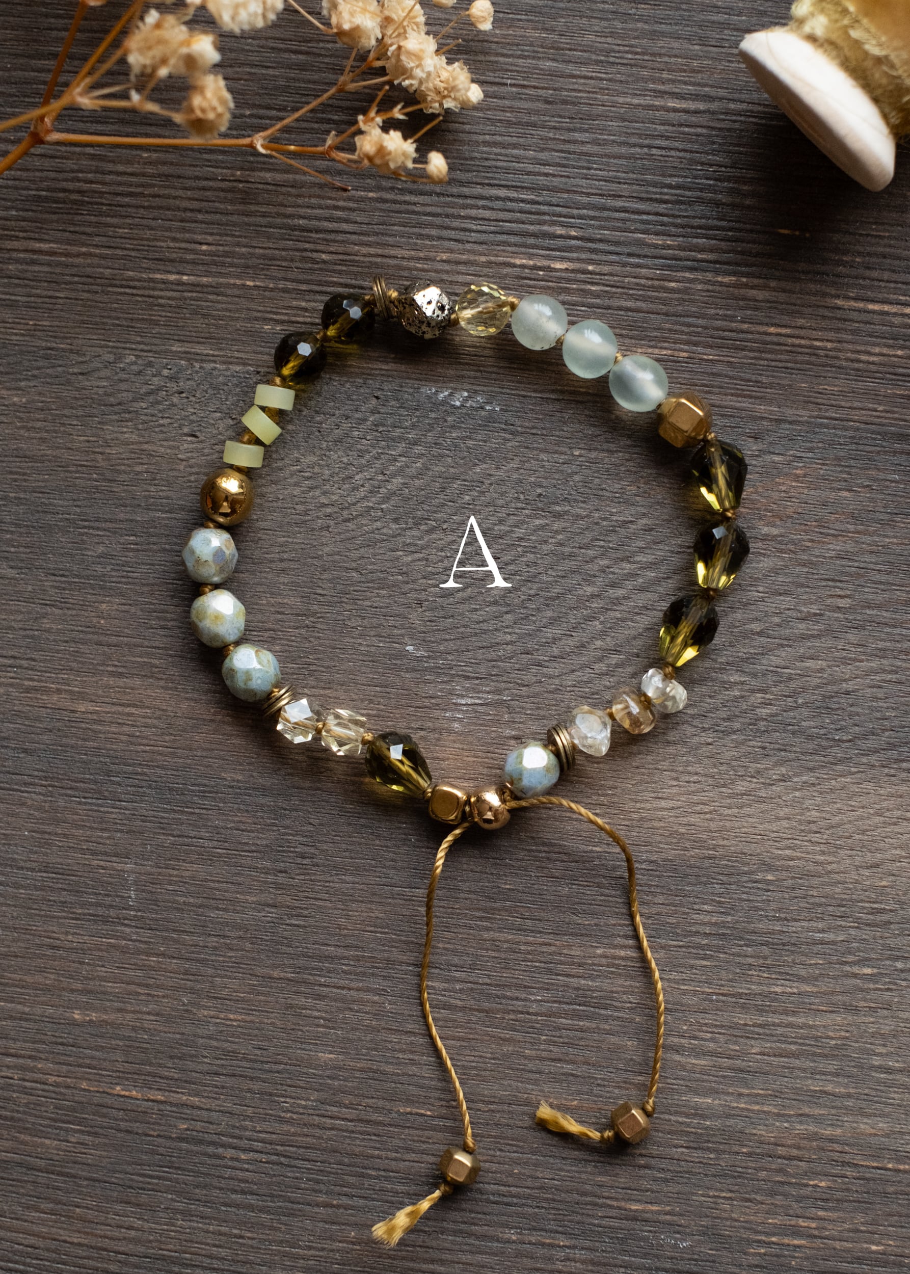 Golden Earth Adjustable Bracelet by Atelier 363, photo c