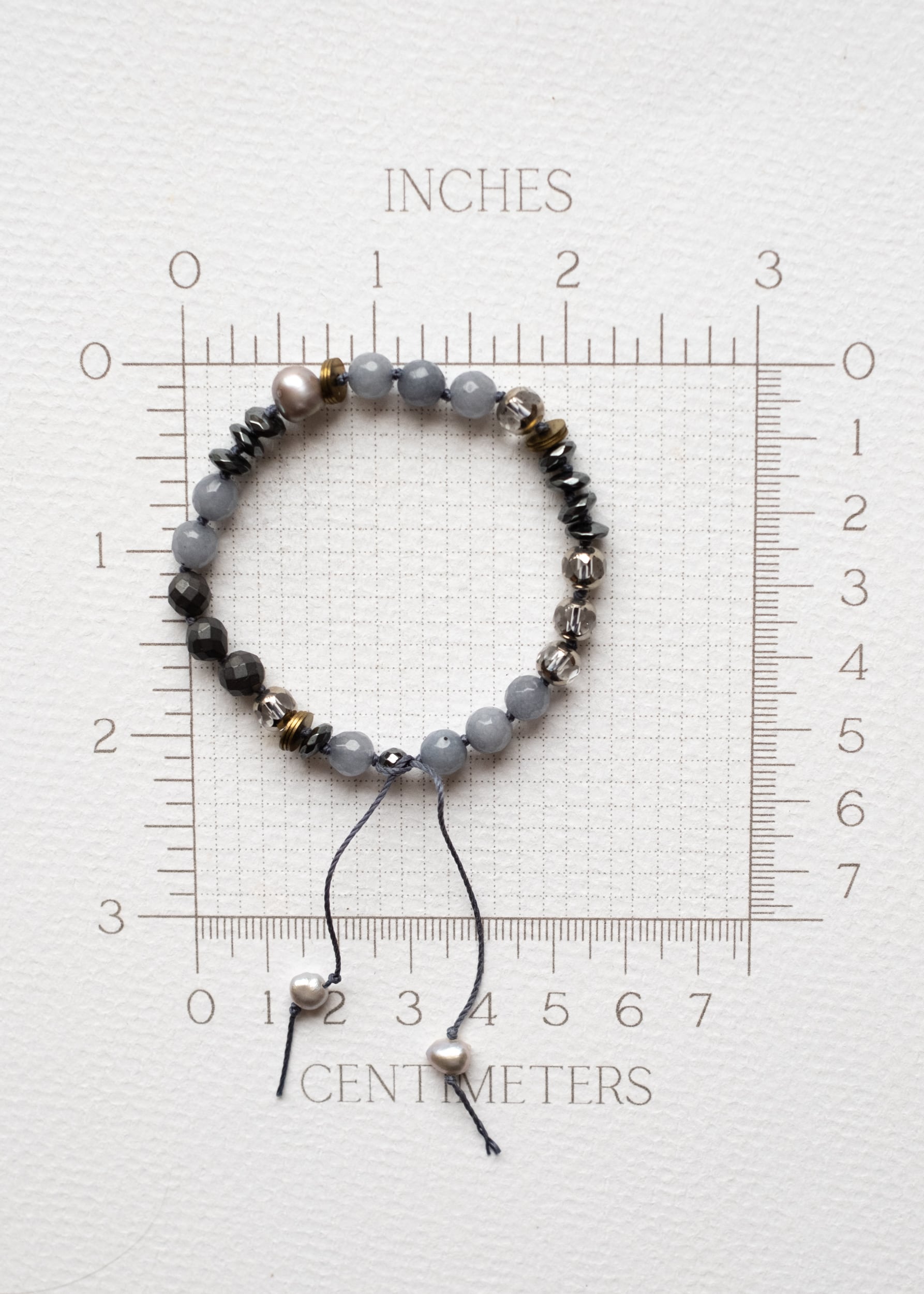 Smoky Grey Gemstone Bracelets by Atelier 363, photo d