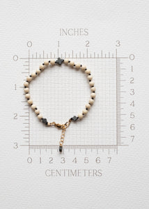 Fossil and Hematite Cross Bracelet by Atelier 363, photo f