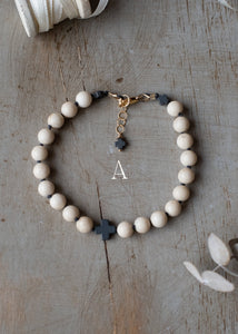 Fossil and Hematite Cross Bracelet by Atelier 363, photo b