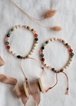 Carnelian and Bone Adjustable Bracelet by Atelier 363, photo a