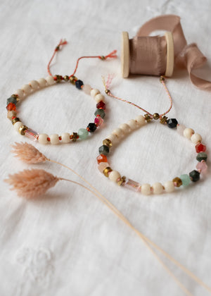 Carnelian and Bone Adjustable Bracelet by Atelier 363, photo b