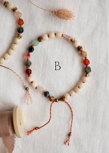 Carnelian and Bone Adjustable Bracelet by Atelier 363, photo d