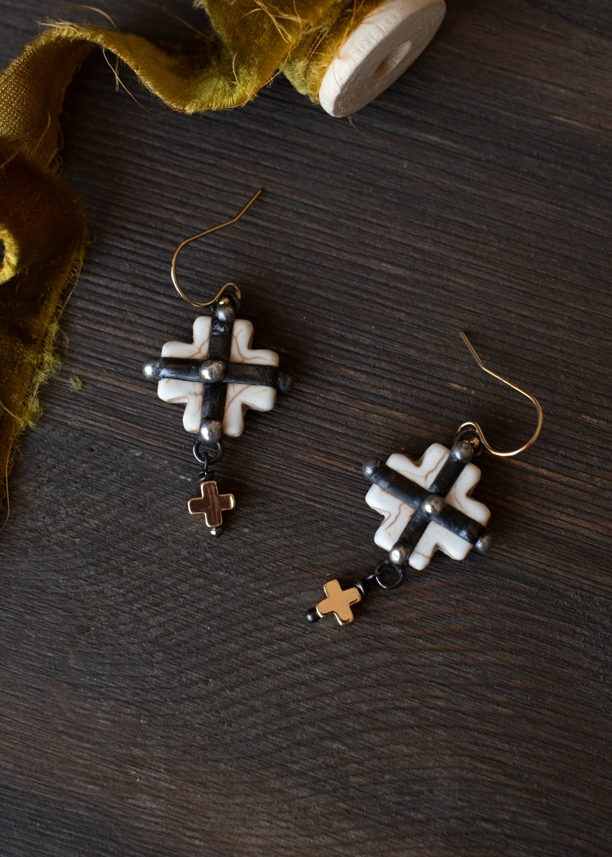 Crossroads Relic Earrings by Atelier 363, photo a
