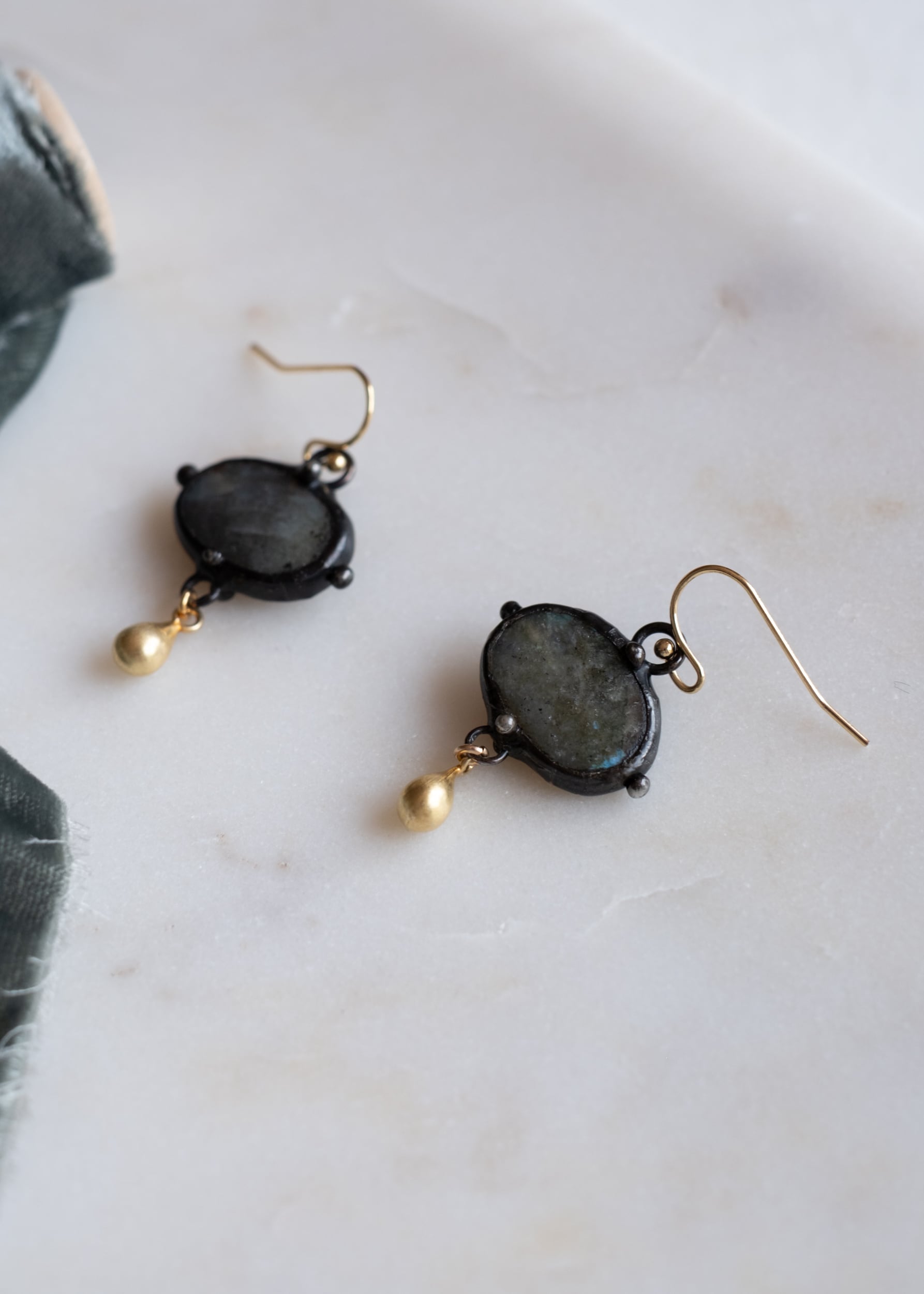 Midnight Glow Labradorite Earrings by Atelier 363, photo b