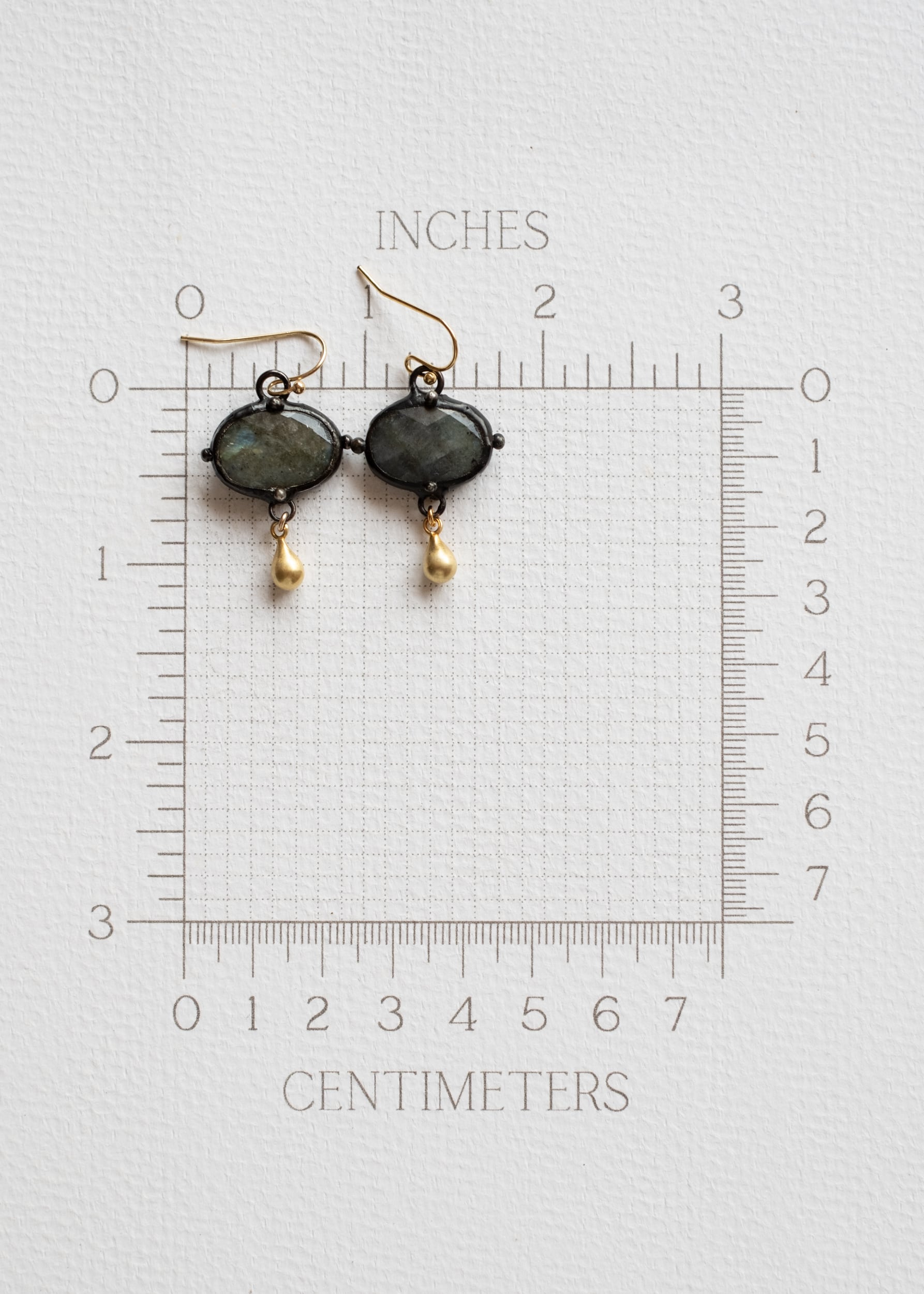 Midnight Glow Labradorite Earrings by Atelier 363, photo e