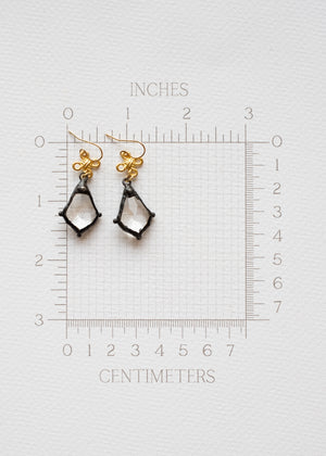 Lantern Crystal Drop Earrings