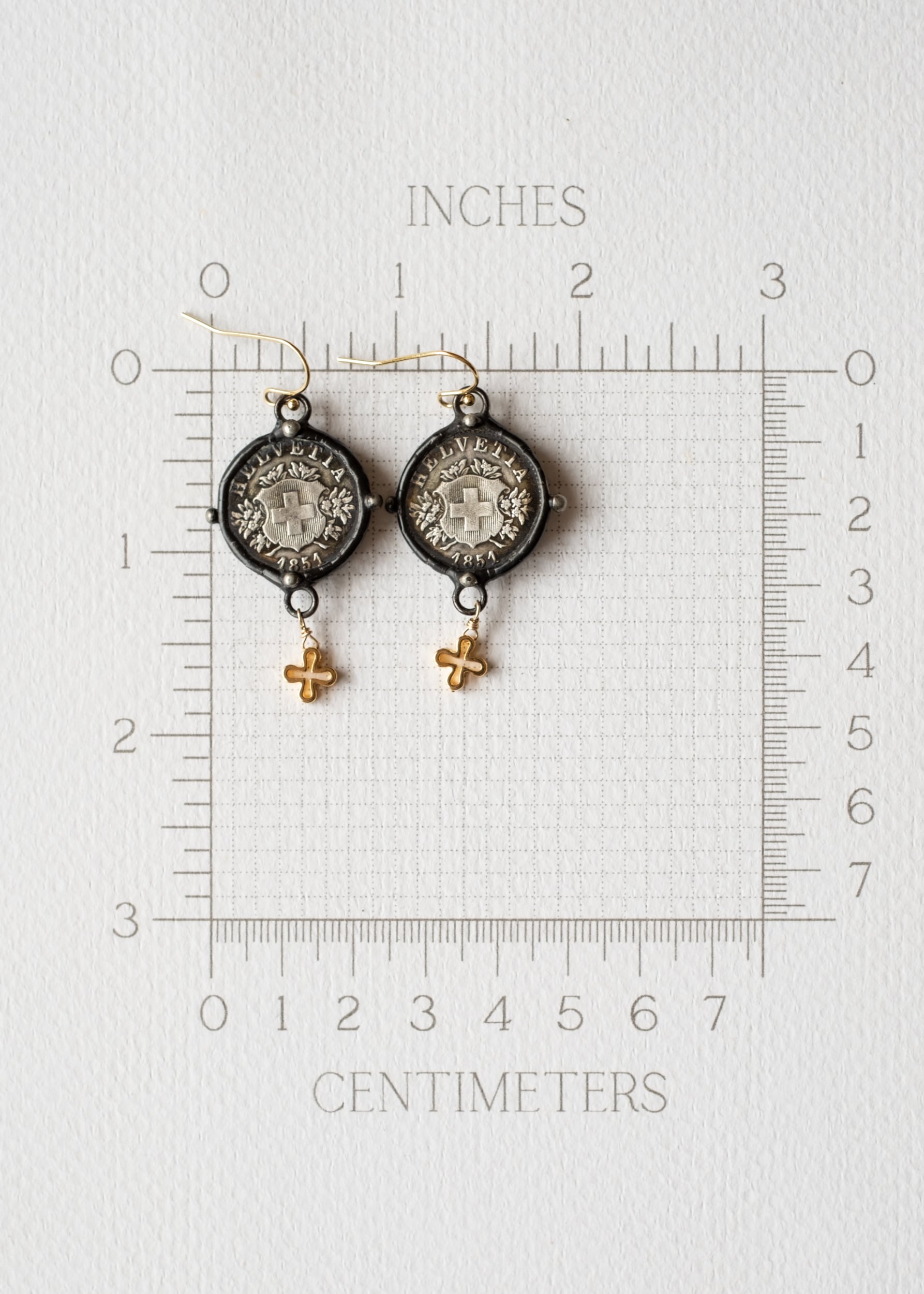 Crossroads Coin Earrings by Atelier 363, photo c