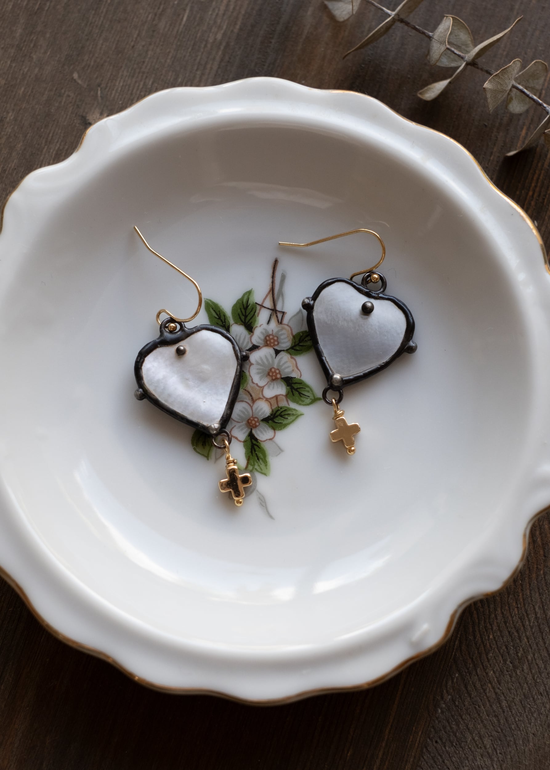 Sacred Heart Glow Earrings by Atelier 363, photo a