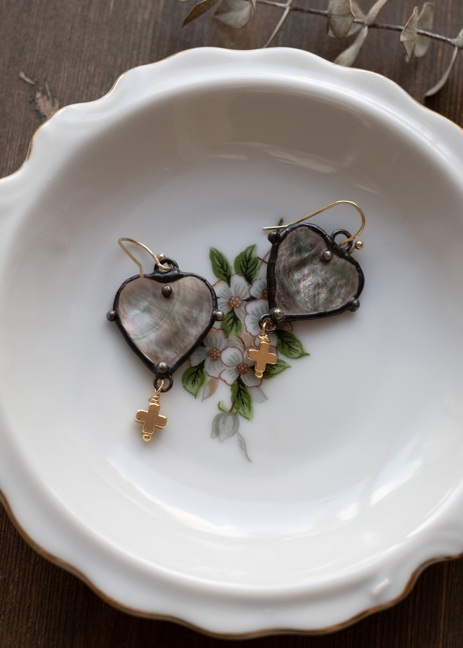 Sacred Heart Glow Earrings by Atelier 363, photo b