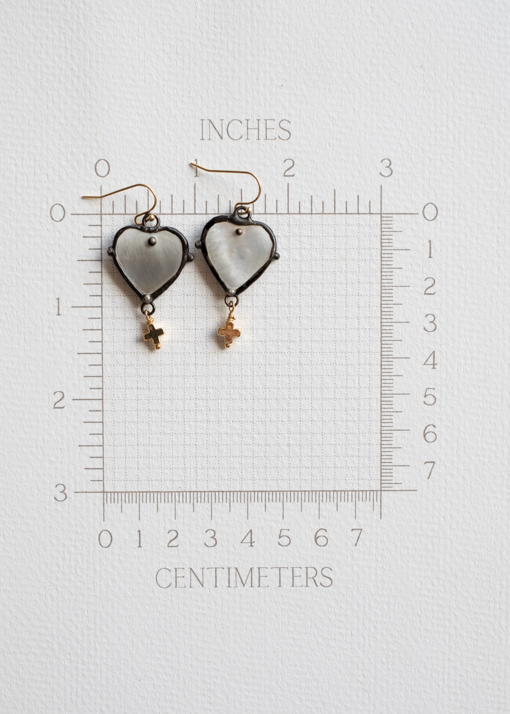 Sacred Heart Glow Earrings by Atelier 363, photo d