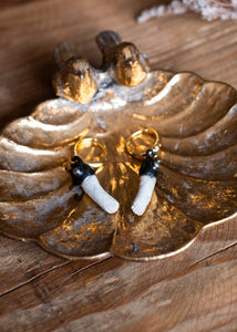 Vintage Doll Arm Hoop Earrings by Atelier 363, photo b